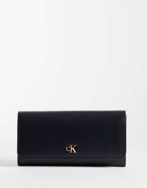 Calvin Klein long wallet in black - view 1