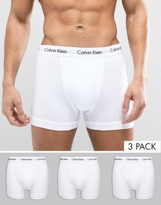 Lots Calvin Klein - Lot de 3 boxers en coton stretch