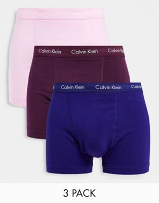  Calvin Klein - Lot de 3 boxers en coton stretch