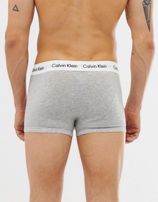 Lots Calvin Klein - Lot de 3 boxers taille basse en coton stretch