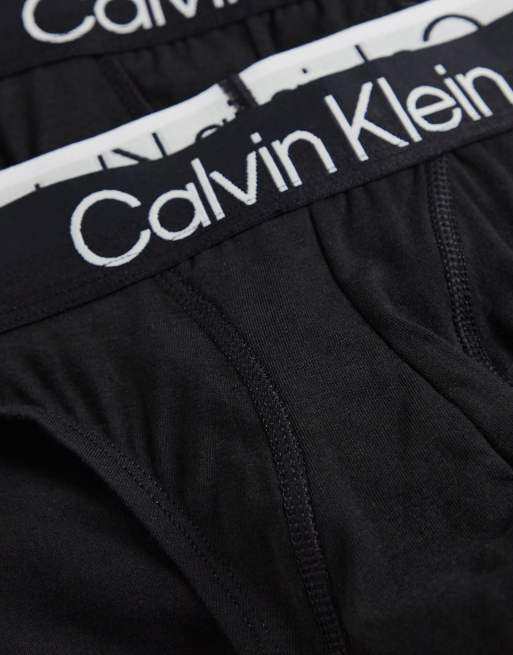 Calvin Klein - Lot de 3 slips taille basse - Noir, 4 de 4