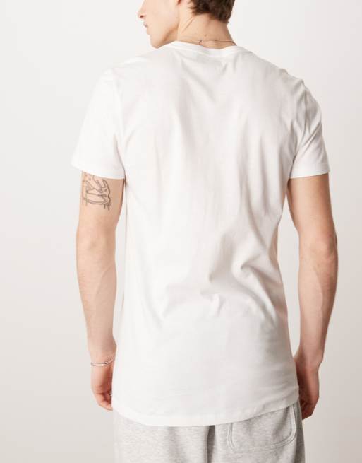 Calvin Klein - Lot de 3 t-shirts confort - Blanc, 4 de 4