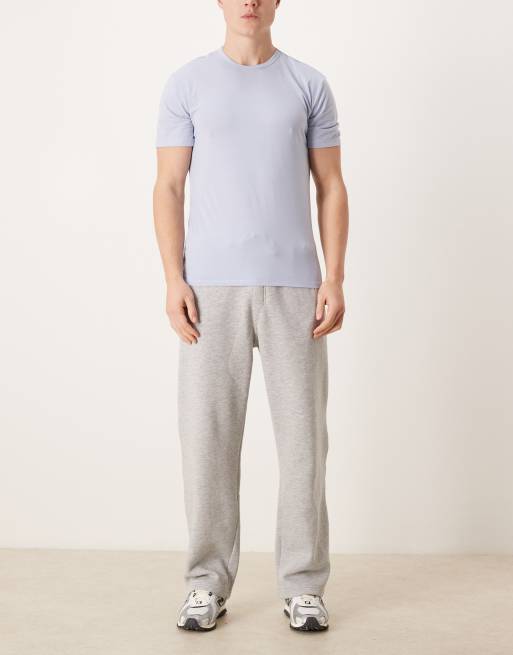 Calvin Klein - Lot de 3 t-shirts à manches courtes - Gris/blanc/bleu clair, 3 de 5