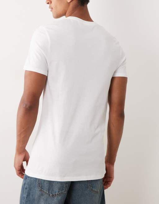 Calvin Klein - Lot de 3 t-shirts en coton - Blanc, bleuet gris, 5 de 5