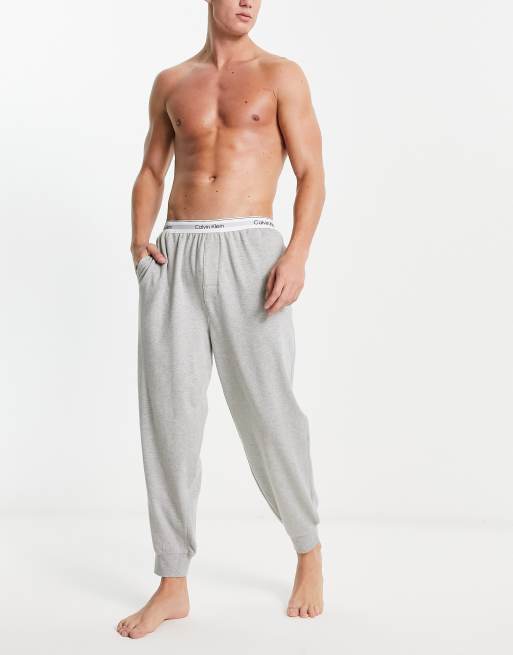 Calvin Klein lounge jogger in grey with logo waistband ASOS