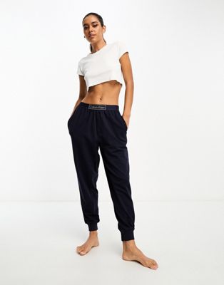Calvin Klein lounge jogger pants in navy
