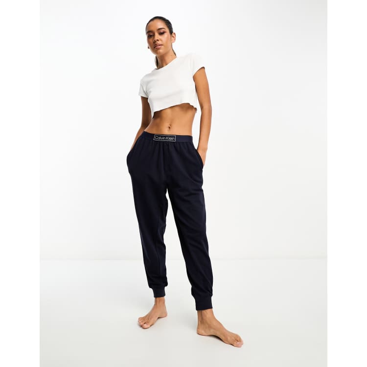 Calvin klein monogram 2024 lounge jogger pants