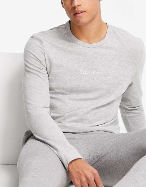 Calvin klein shop grey long sleeve