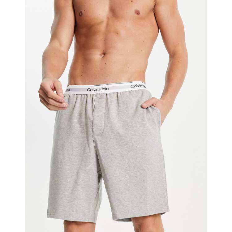 Calvin Klein Underwear SLEEP SHORT - Pyjama bottoms - grey heather/grey 