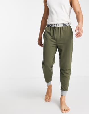 calvin klein camo sweatpants