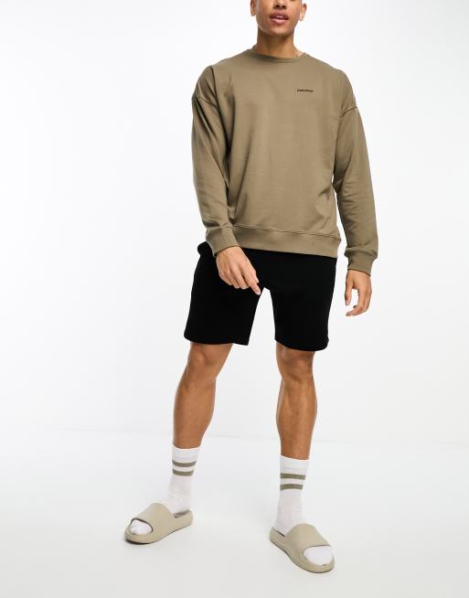 Calvin klein sale khaki sweatshirt