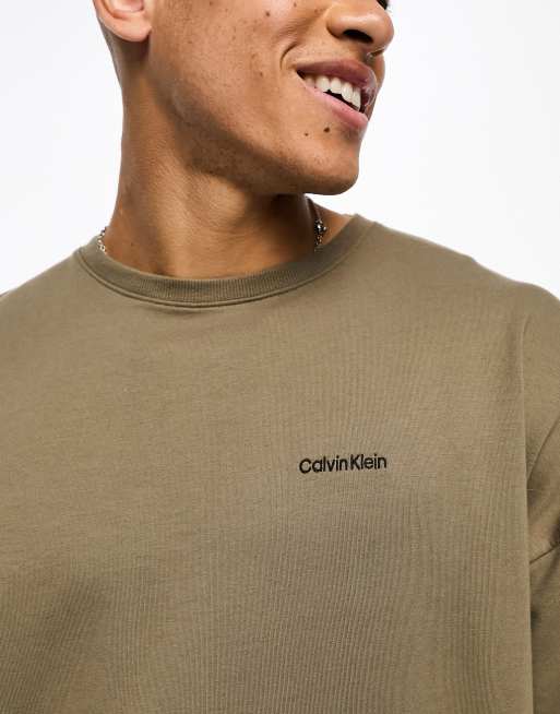 Calvin klein sales khaki sweatshirt