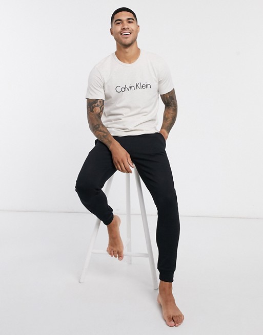 Calvin Klein lounge t-shirt in beige