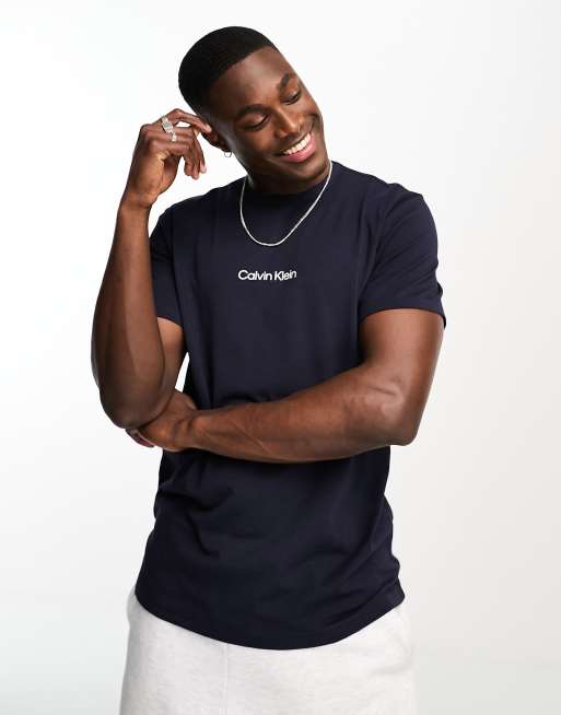 Navy calvin deals klein t shirt