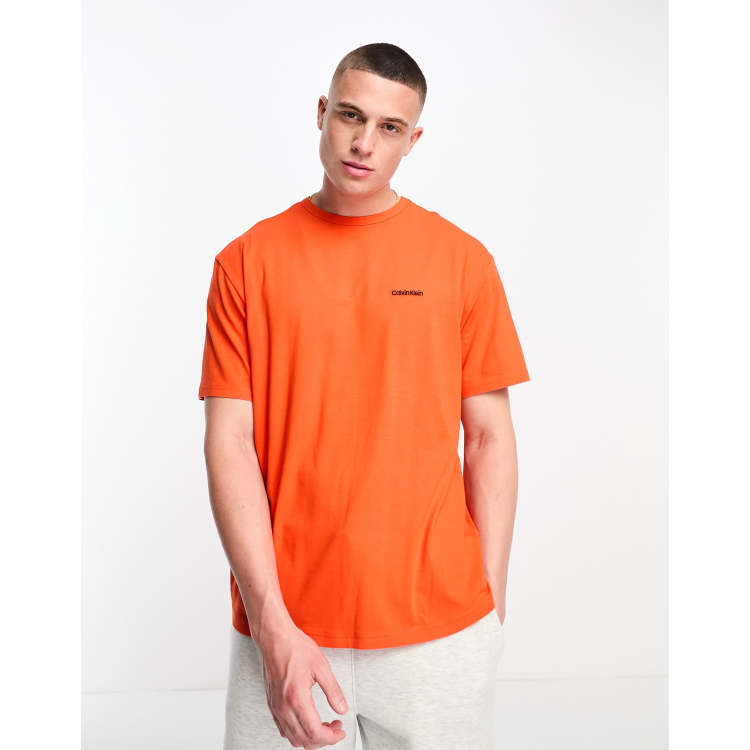 Calvin klein t shirt orange best sale