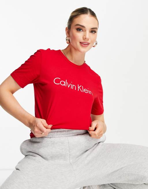 Calvin klein 2025 shirt rood