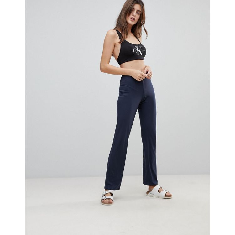 Cotton:On relaxed flare lounge Pants in black