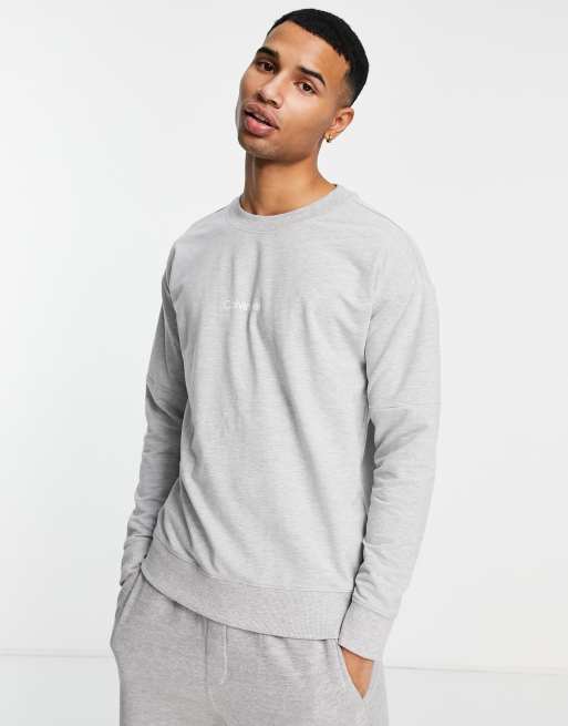 Calvin Klein - Loungekleding - Sweatshirt in grijs