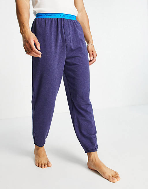 Calvin Klein loungewear jogger with contrast waistband in navy