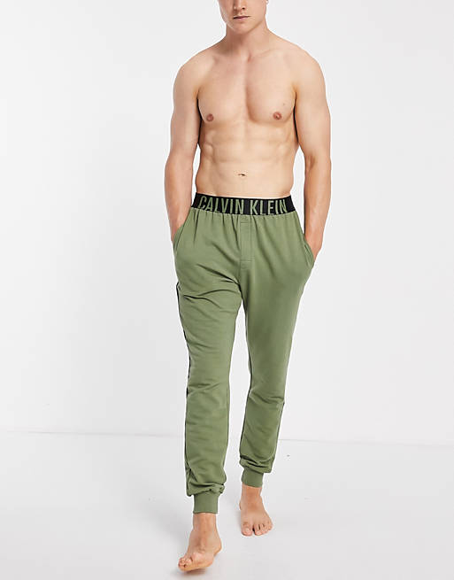 Calvin Klein loungewear joggers in green