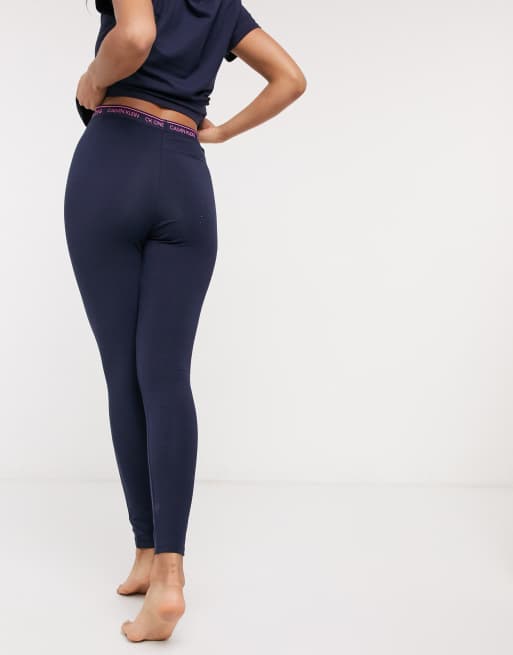 Calvin Klein loungewear legging in navy ASOS