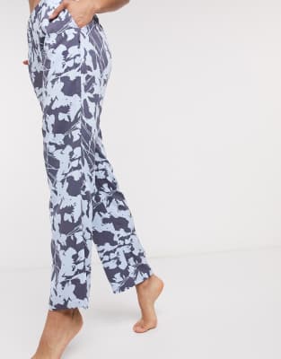 calvin klein floral pants