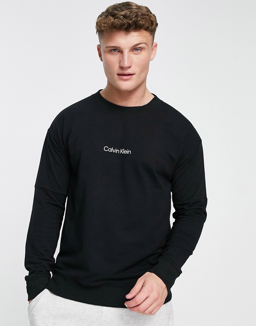 Calvin Klein loungewear sweatshirt in black