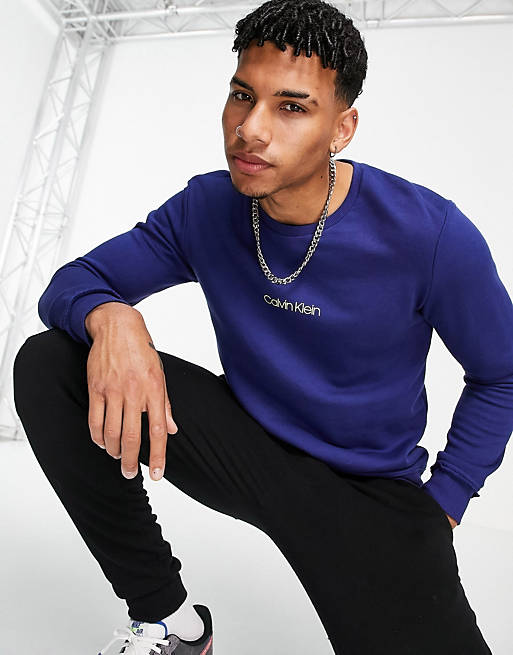 Calvin Klein loungewear sweatshirt in navy