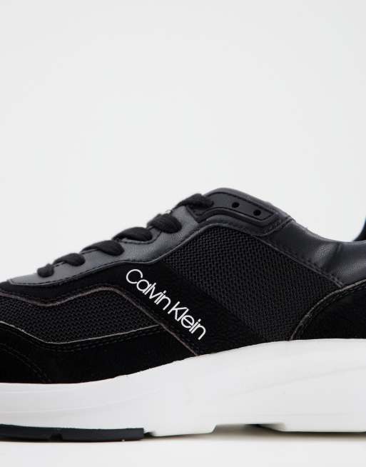 Calvin klein trainers clearance black