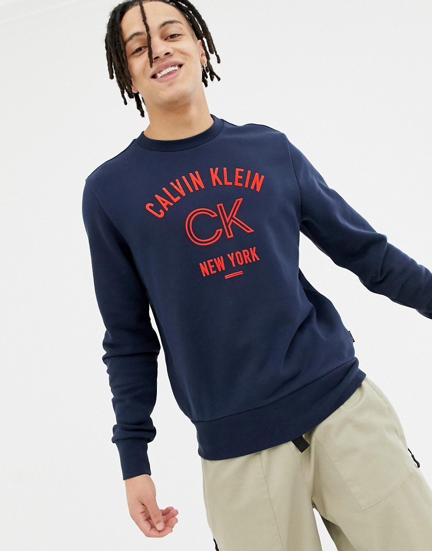 Calvin Klein - Maglione con logo-Nero