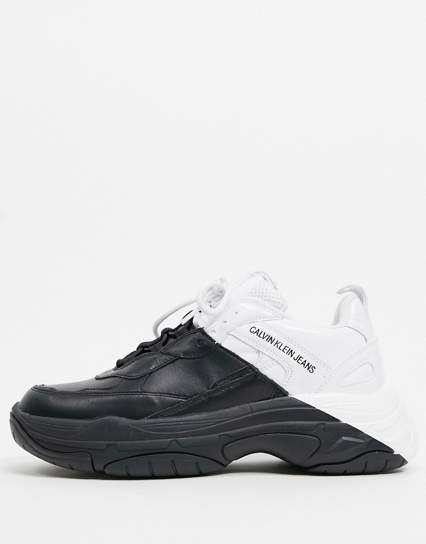 Calvin Klein - Marrell - Sneakers nere e bianche-Multicolore