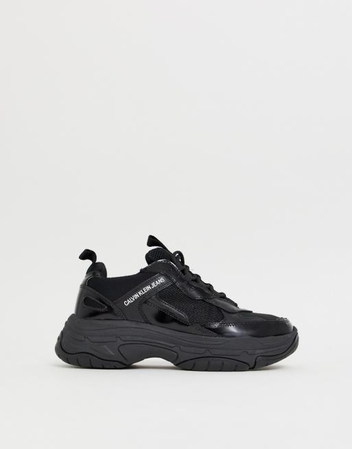 Calvin Klein Marvin chunky sneakers in black | ASOS