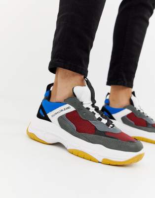 calvin klein multi marvin trainers