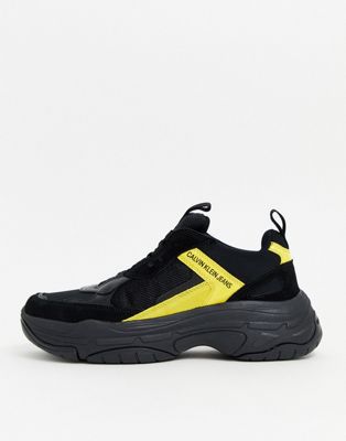calvin klein yellow shoes