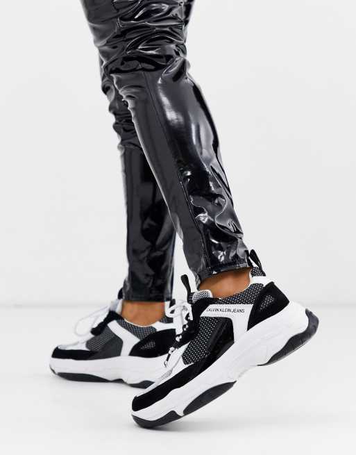 Calvin klein maya chunky trainers sale in black