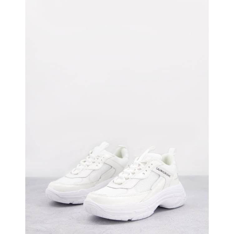 Maya chunky leather store trainers