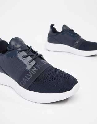 calvin klein jeans knit trainers