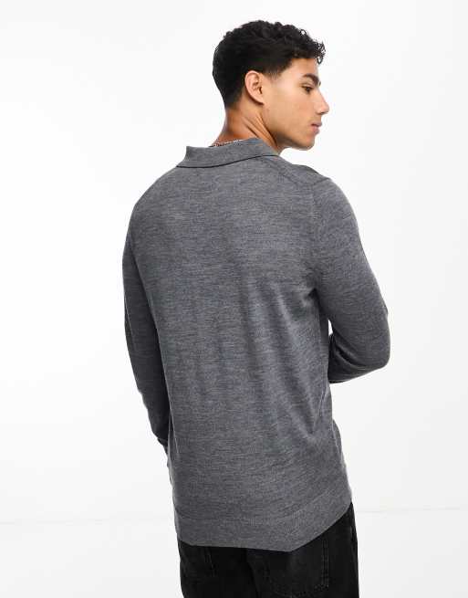 Grey calvin klein hot sale jumper mens