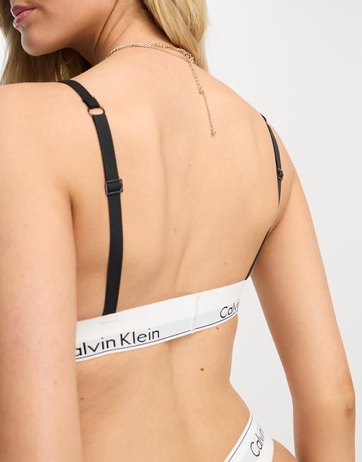 Calvin Klein Modern Structure Lightly Lined Triangle Bra