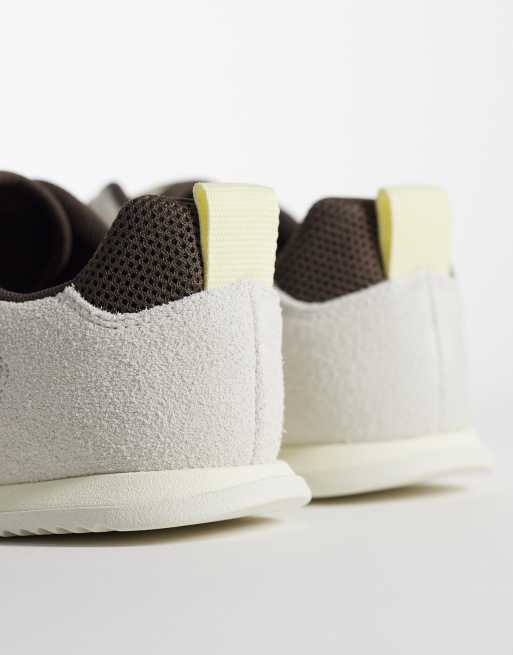 Calvin Klein mesh runner sneakers in cream, 5 of 5