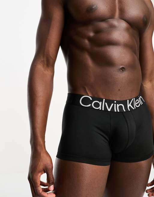 Calvin Klein Pro Fit Micro Low Rise Trunk in White for Men