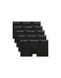 [Calvin Klein] Calvin Klein Micro Stretch 5 pack low rise trunks in black with coloured logo waistbands-Multi Chest 42 MULTI