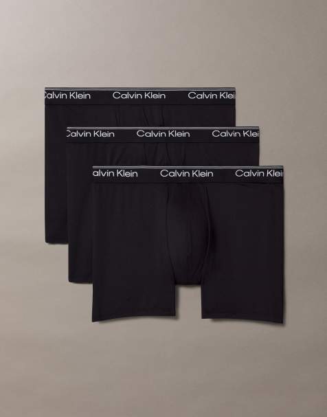 Calvin Klein – Micro Stretch – Zestaw 3 par czarnych bokserek ze stretchem - view 1
