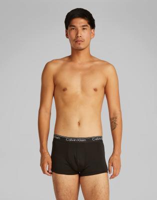 Calvin Klein Microfiber Stretch 3 Pack Low Rise Boxer Briefs In Multi