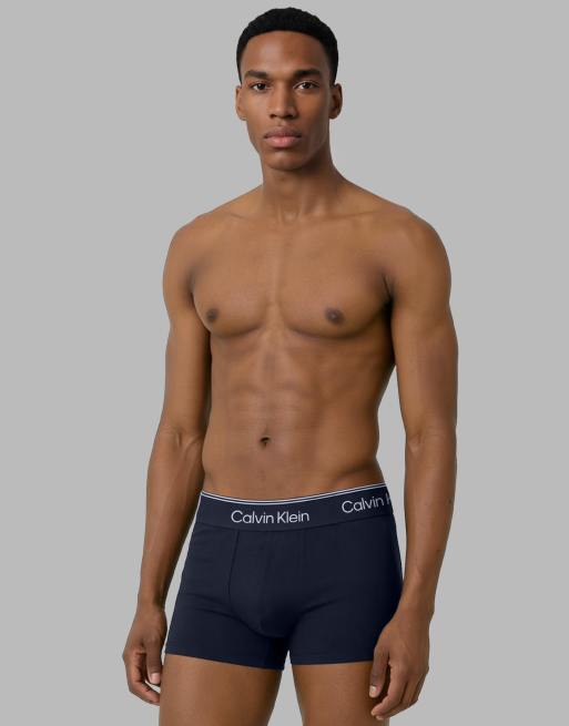 Calvin Klein Microfiber Stretch 5 pack low rise briefs in black/gray/peach, 2 of 3