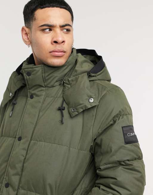 Calvin klein mid length down coat new arrivals