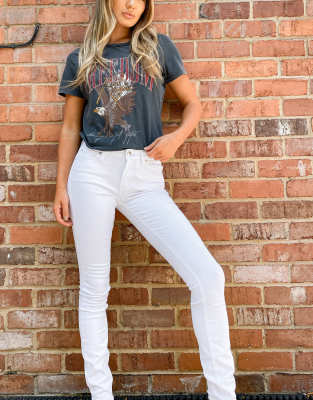 calvin klein white skinny jeans