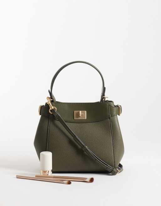 Calvin Klein mini crossbody-taske i olivengrøn, 2 af 4