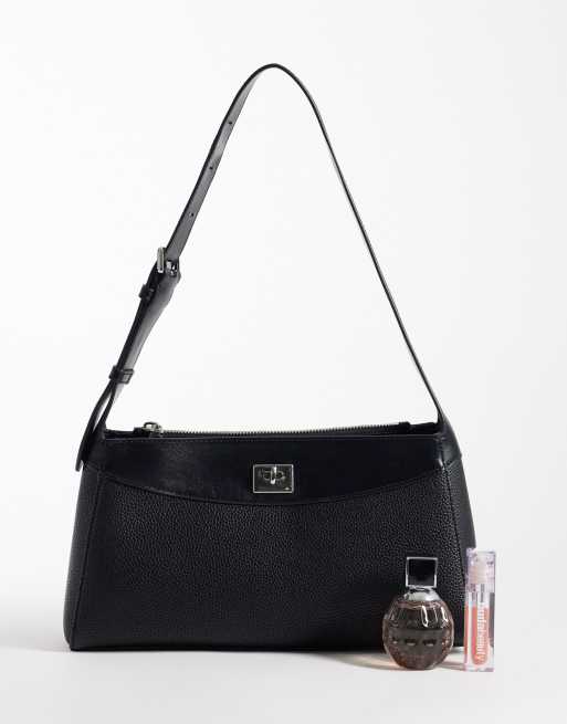 Calvin Klein mini shoulder bag in black, 2 of 4