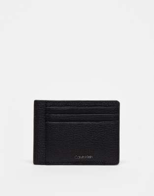 Calvin Klein minimalism ID cardholder in black | ASOS